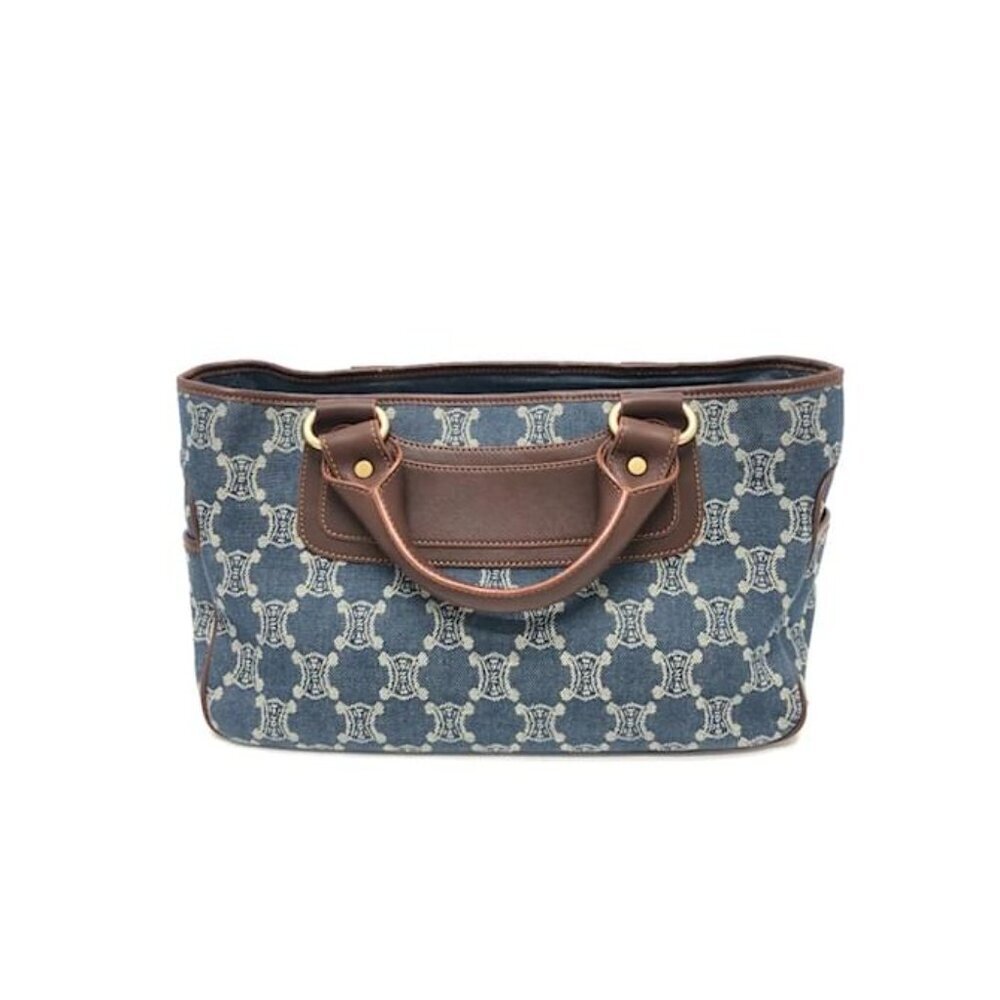 Celine Boogie Denim & Leather Handbag Authentic - Picture 2 of 10